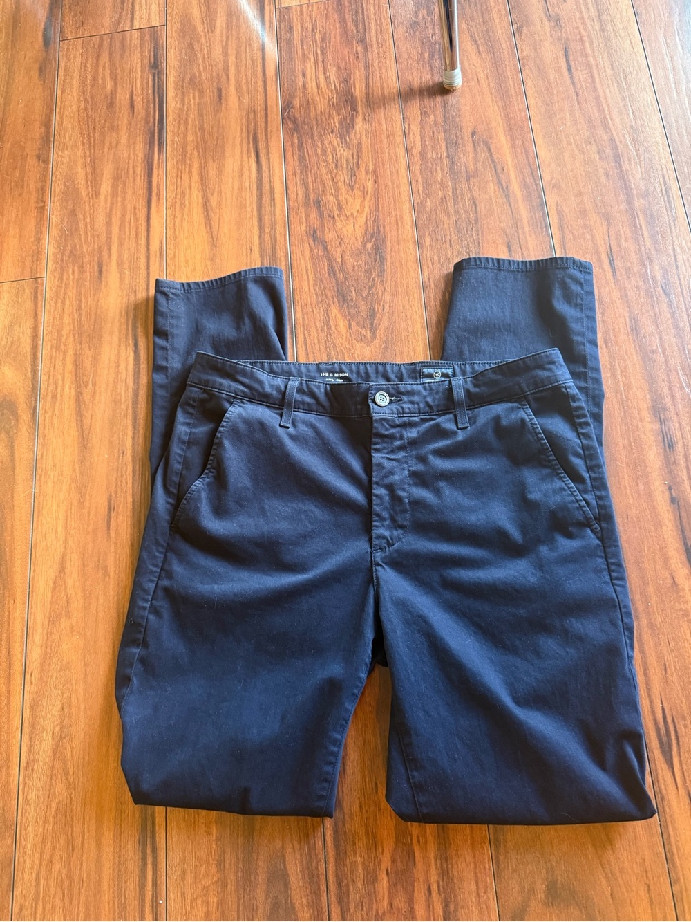 Ag Adriano Goldschmied Dark Navy Cotton Pants